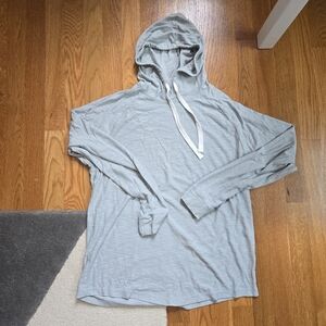 Free Fly Slub Pullover Hoodie in gray size M